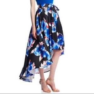 Gracia high low floral skirt